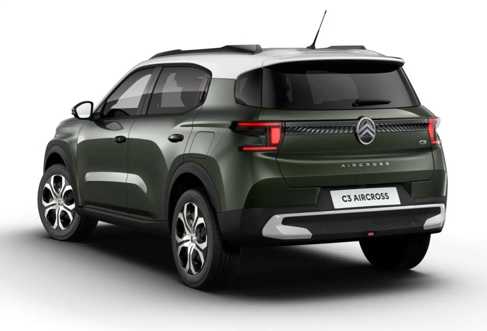 Citroen C3 Aircross Turbo 100 PLUS PDC Kam PrivG Temp BT 74 kW (101... Grün - 2