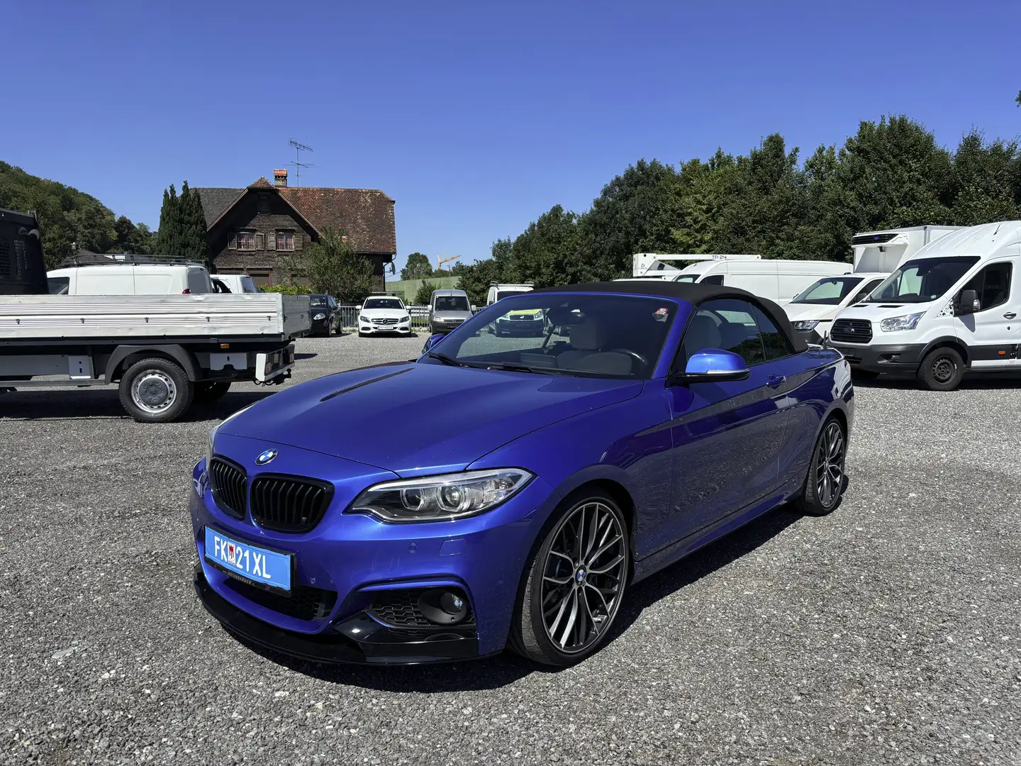BMW 220 2er-Reihe Cabrio M Sport Aut. Blau - 2