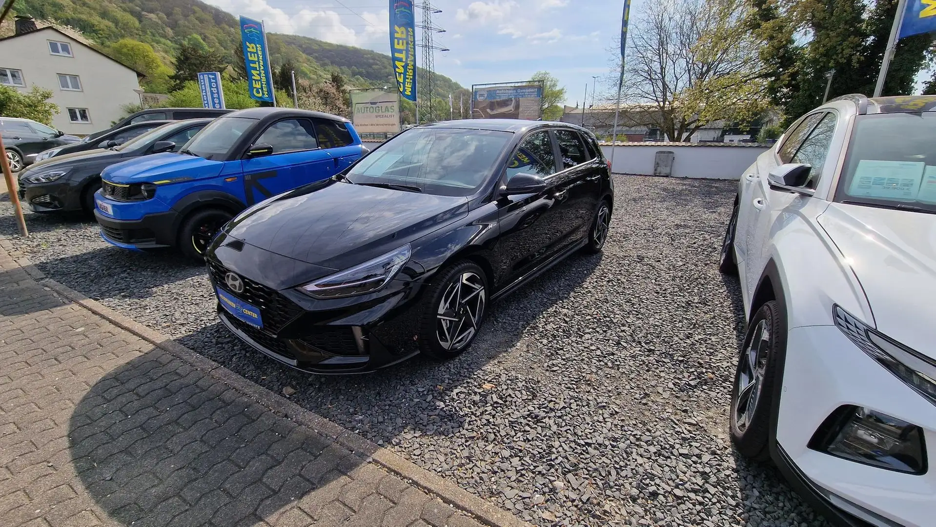 Hyundai i30 N-Line -Vollausstattung-sofort-Pano, El. Sitze,... Černá - 1