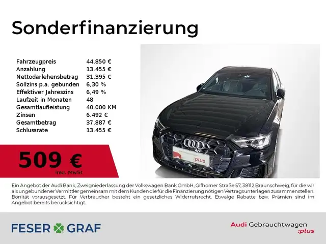 2025 Audi A6 in Black for sale