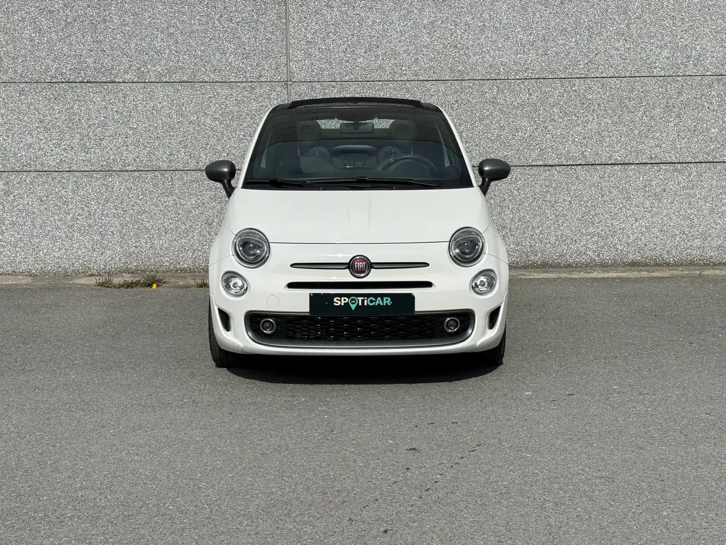 Fiat 500C SPORT 1.0 Benzine *CABRIOLET*PARKEERSENSOREN*AIRCO Blanc - 2