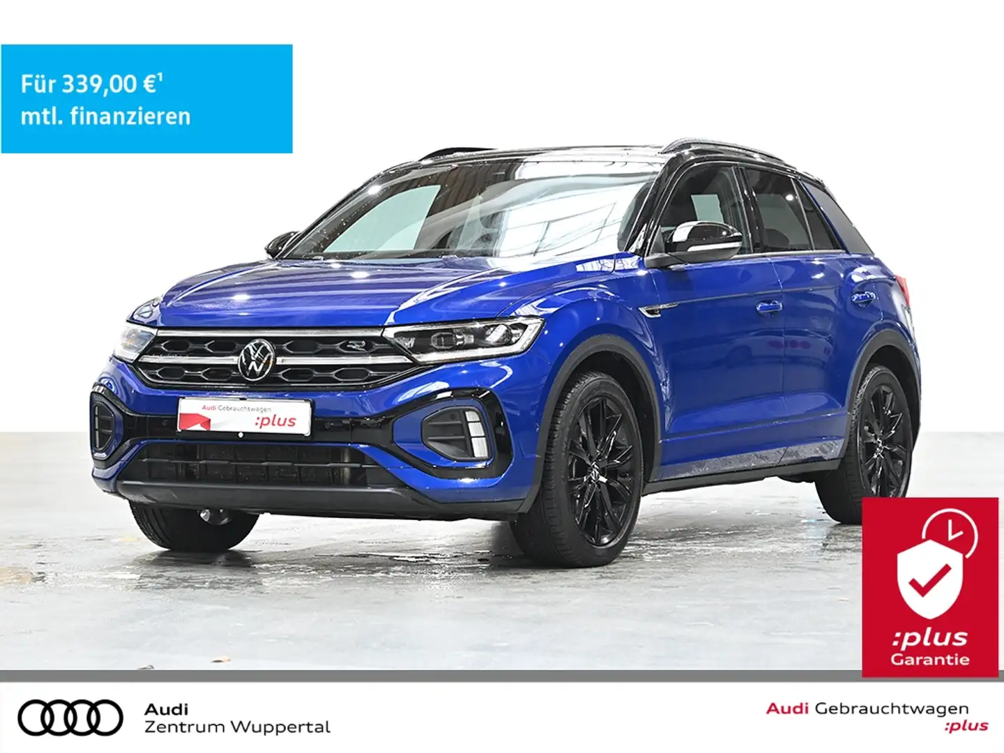 Volkswagen T-Roc R-Line 2.0 TSI ACC AHK PANO MATRIX PARK GARANTIE Blau - 1