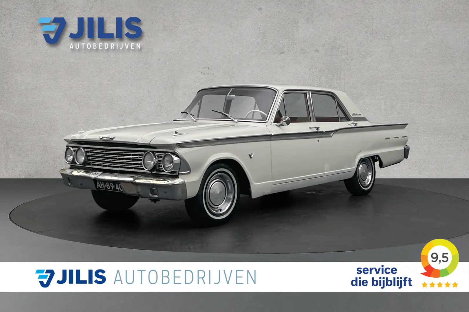 Ford Fairlane 500 V8 4-deur sedan 1962 Weiß - 1