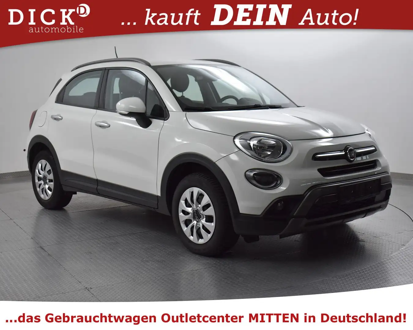Fiat 500X 1.3 Cross Aut. LEDER+PDC+MFL+TEMP+APPLE+DAB Weiß - 1