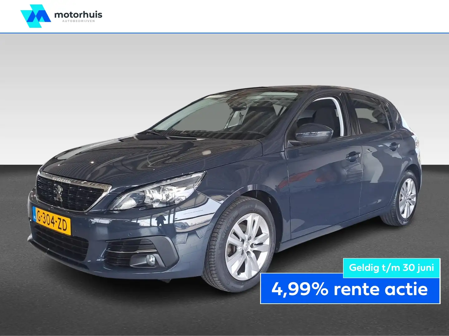 Peugeot 308 1.2 PureTech 110pk S&amp;S Blue Lease Executive Grijs - 1