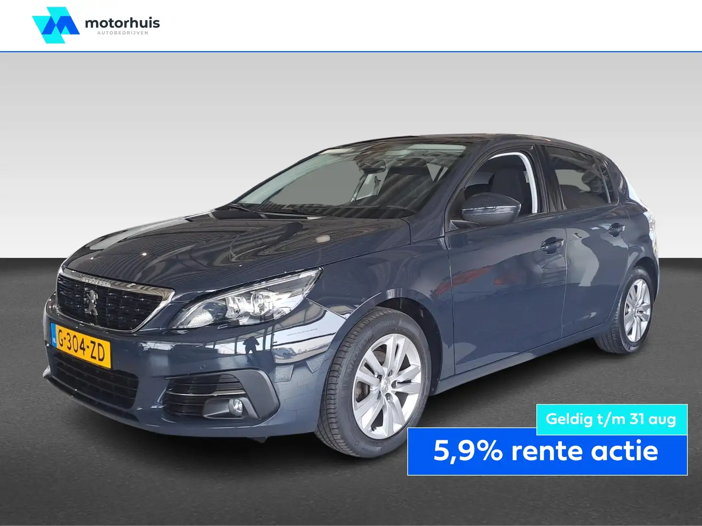 Peugeot 308 1.2 PureTech 110pk S&amp;S Blue Lease Executive Gris - 1