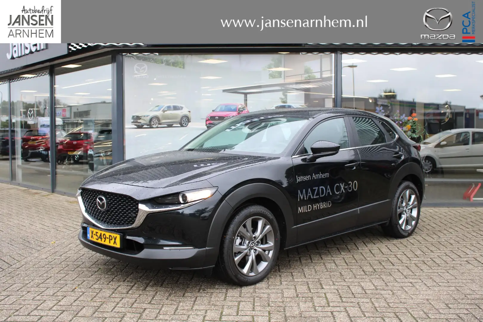Mazda CX-30 2.0 e-SkyActiv-G 150PK M Hybrid Exclusive-line , D Zwart - 1