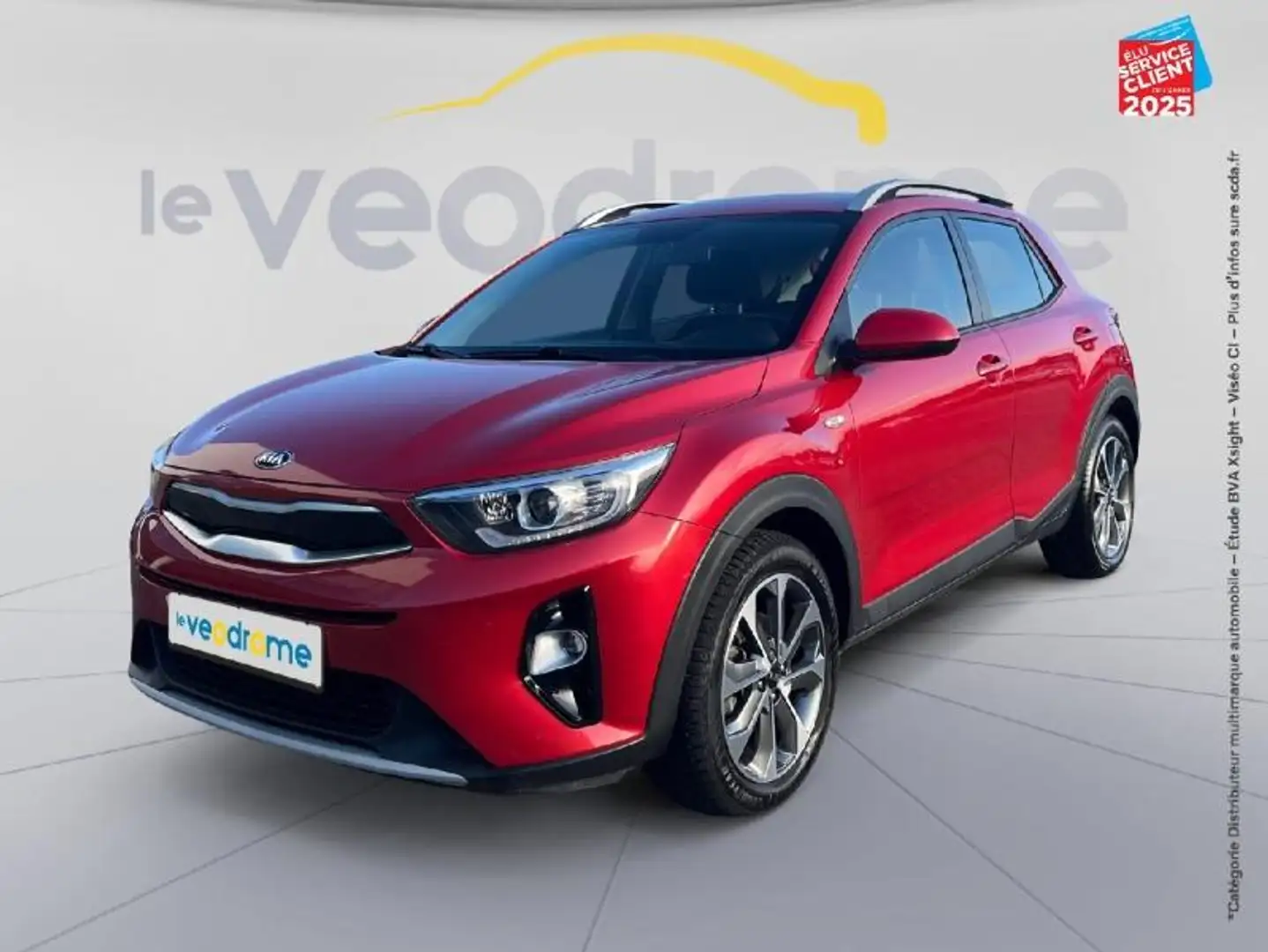 Kia Stonic 1.0 T-GDi 120ch ISG Active Euro6d-T Camera Carplay Rot - 1