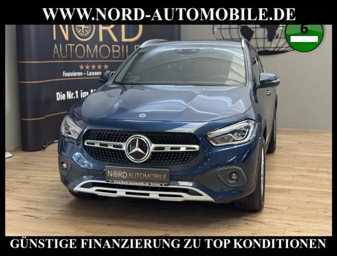 Mercedes-Benz GLA 200 d 4-MATIC STYLE *OFFROAD*AHK*DISTR*UPE53 Blau - 1