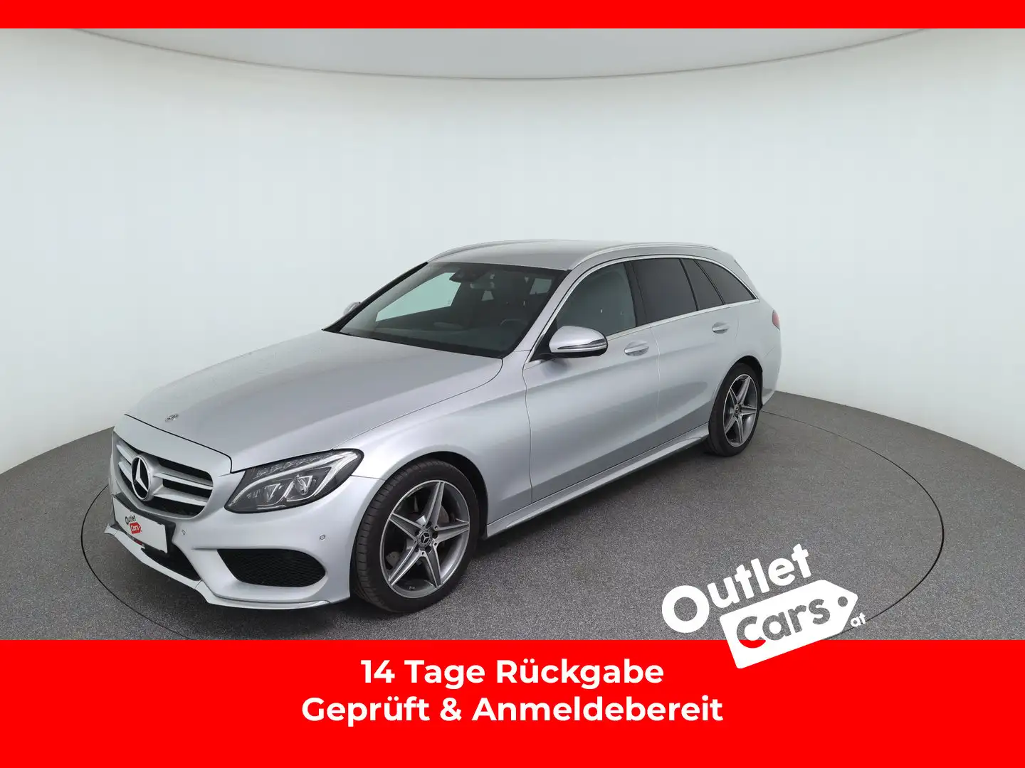 Mercedes-Benz C 220 220 d T 4MATIC Aut. Zilver - 1