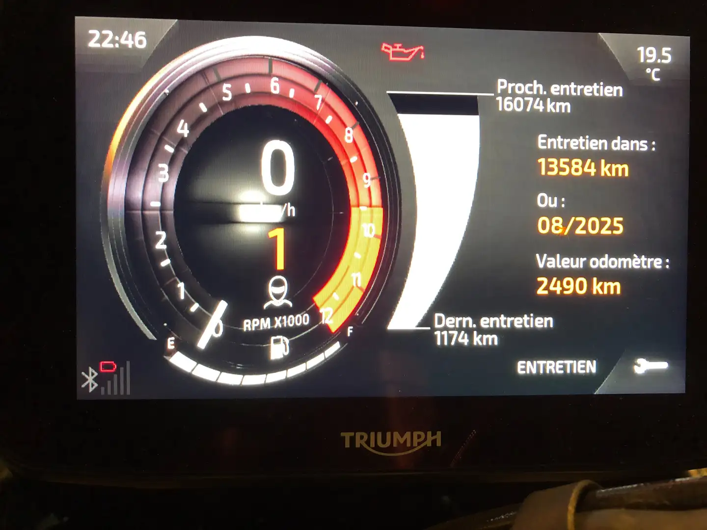 Triumph Tiger 1200 GT Pro 03/24 garantie de 3 ans full options Siyah - 2