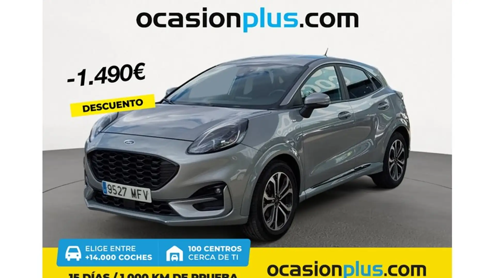Ford Puma 1.0 EcoBoost MHEV ST-Line 125 Zilver - 1