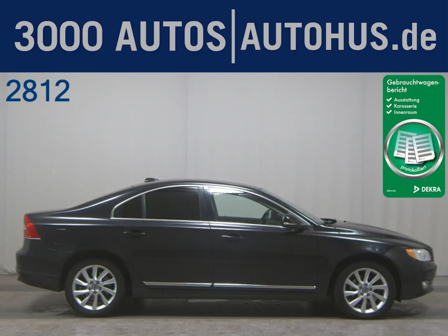 Volvo S80 D4 Momentum Leder Bi-Xenon Navi HU 04/27 Zwart - 1