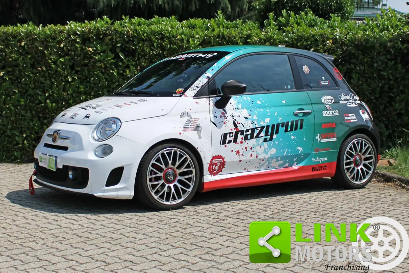Abarth 500 1.4 T-Jet 135 CV Total Wrap for CRAZYRUN Blanco - 1