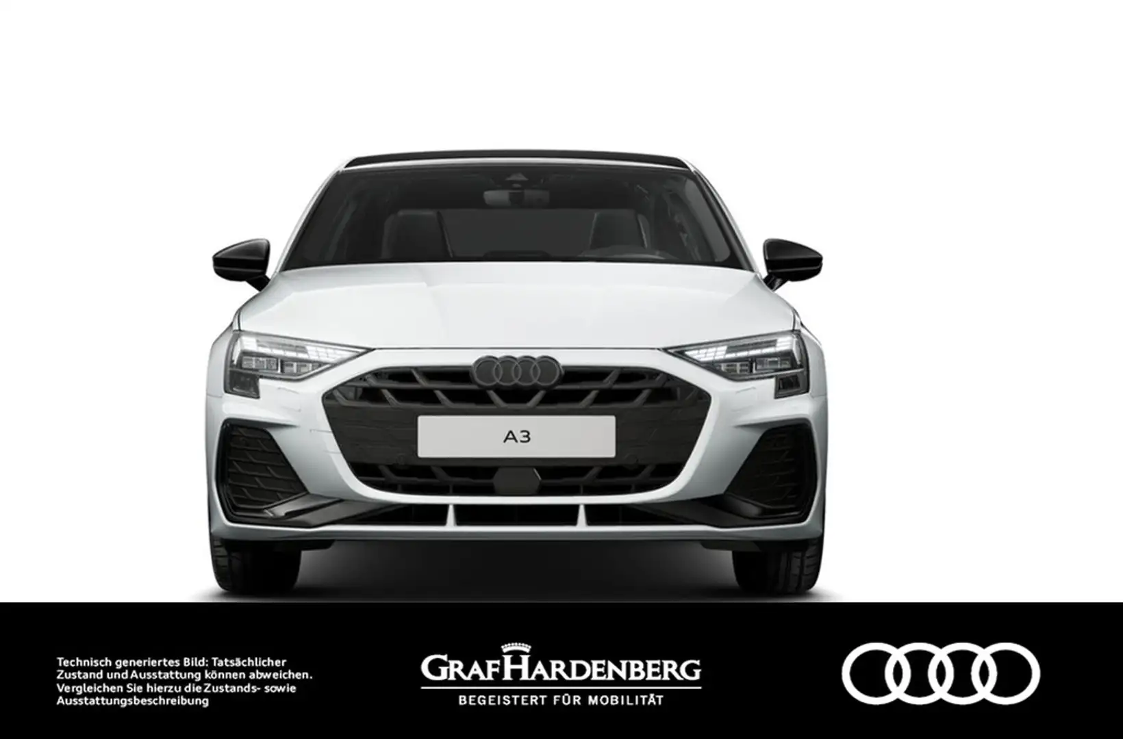 Audi A3 Lim. 35 TFSI S line LED Navi HuD AHK ACC Weiß - 2