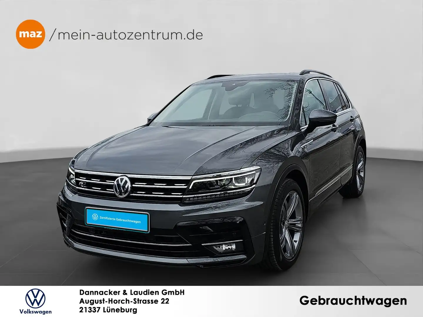 Volkswagen Tiguan 1.5 TSI R-Line Alu LED Pano ACC Active-Info Gris - 1