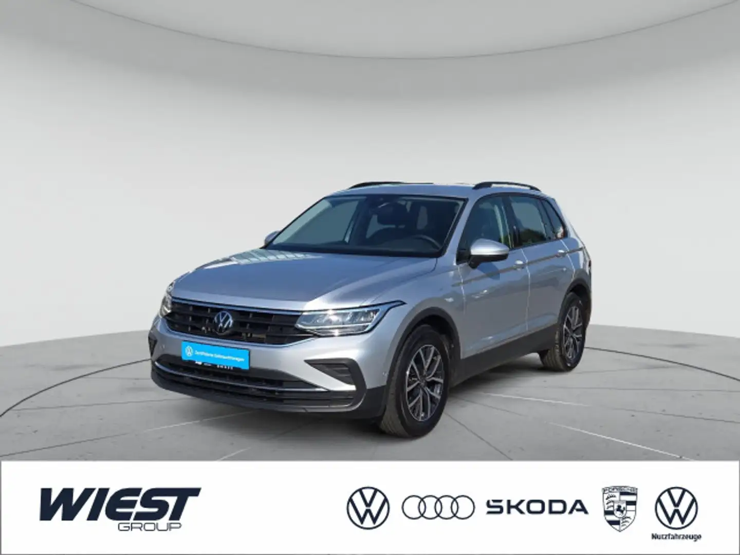 Volkswagen Tiguan Life 2.0 TDI DSG, AHK/KAM/ACC/LED/FRONT A Silber - 1