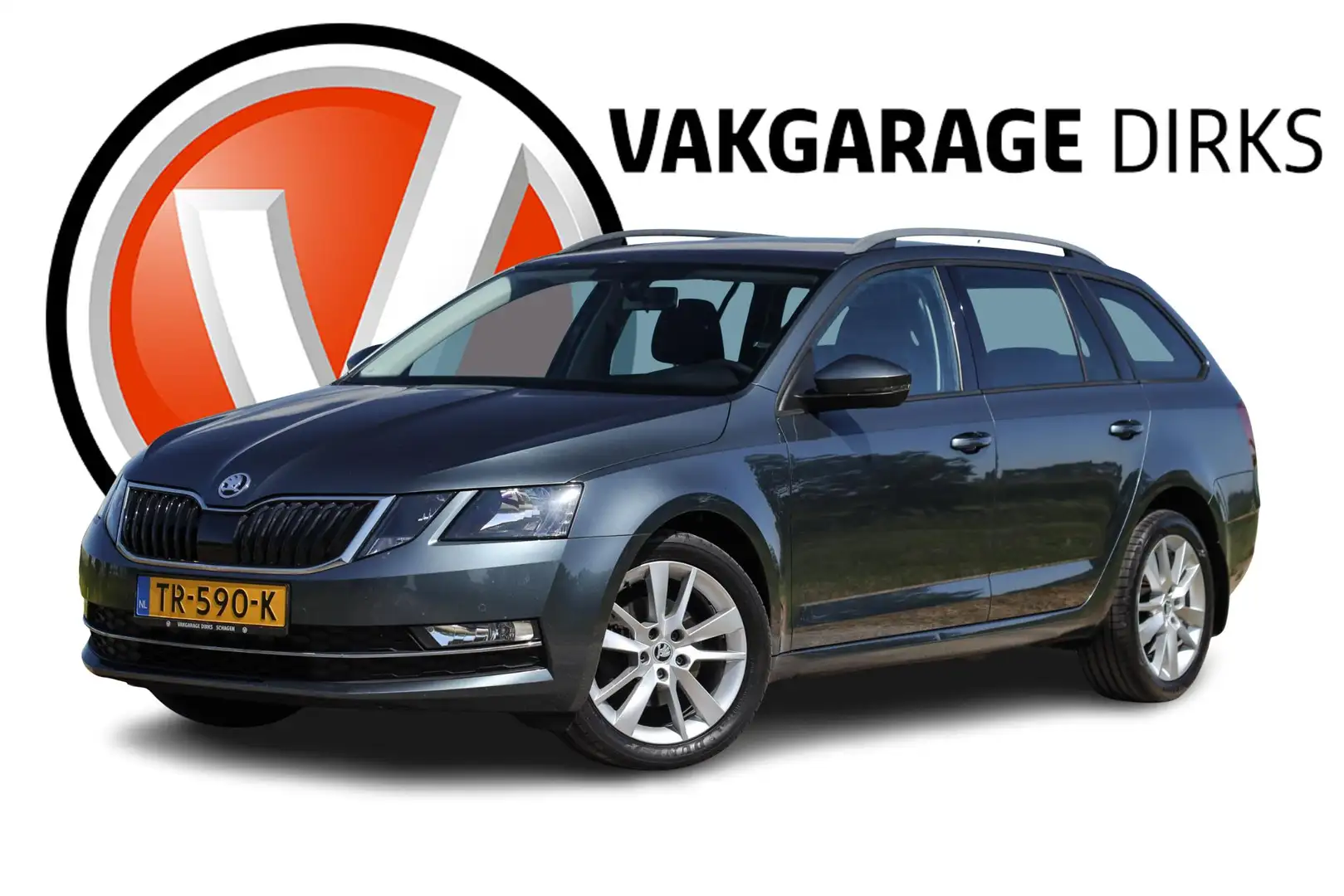 Skoda Octavia Combi 1.4 TSI 150 pk Style ✅ Carplay ✅ Stoelverwar Szürke - 1