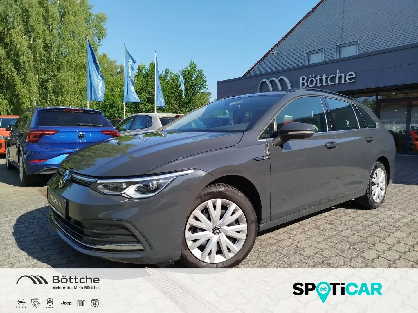 Volkswagen Golf Variant Style 2.0 TDI DSG*AHK*NAVI*LED Grau - 1
