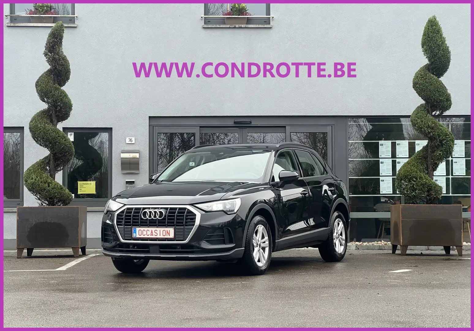 Audi Q3 35 TDi BUSINESS EDITION S tronic Zwart - 1