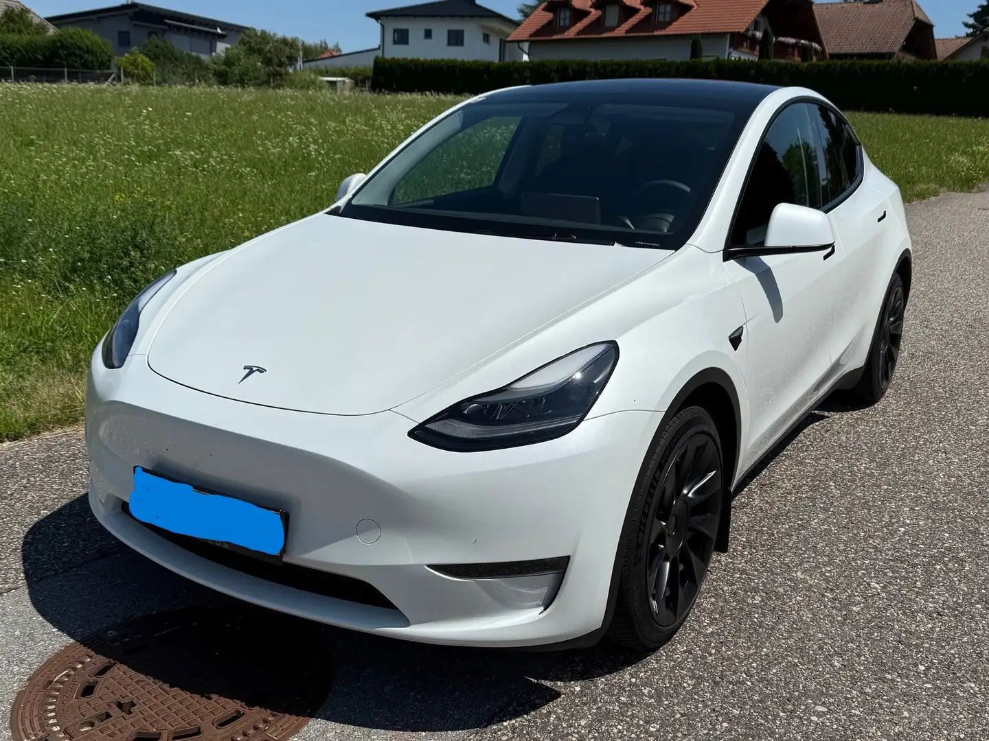 Tesla Model Y Model Y Long Range AWD 79kWh+Boost+19" WR Weiß - 1