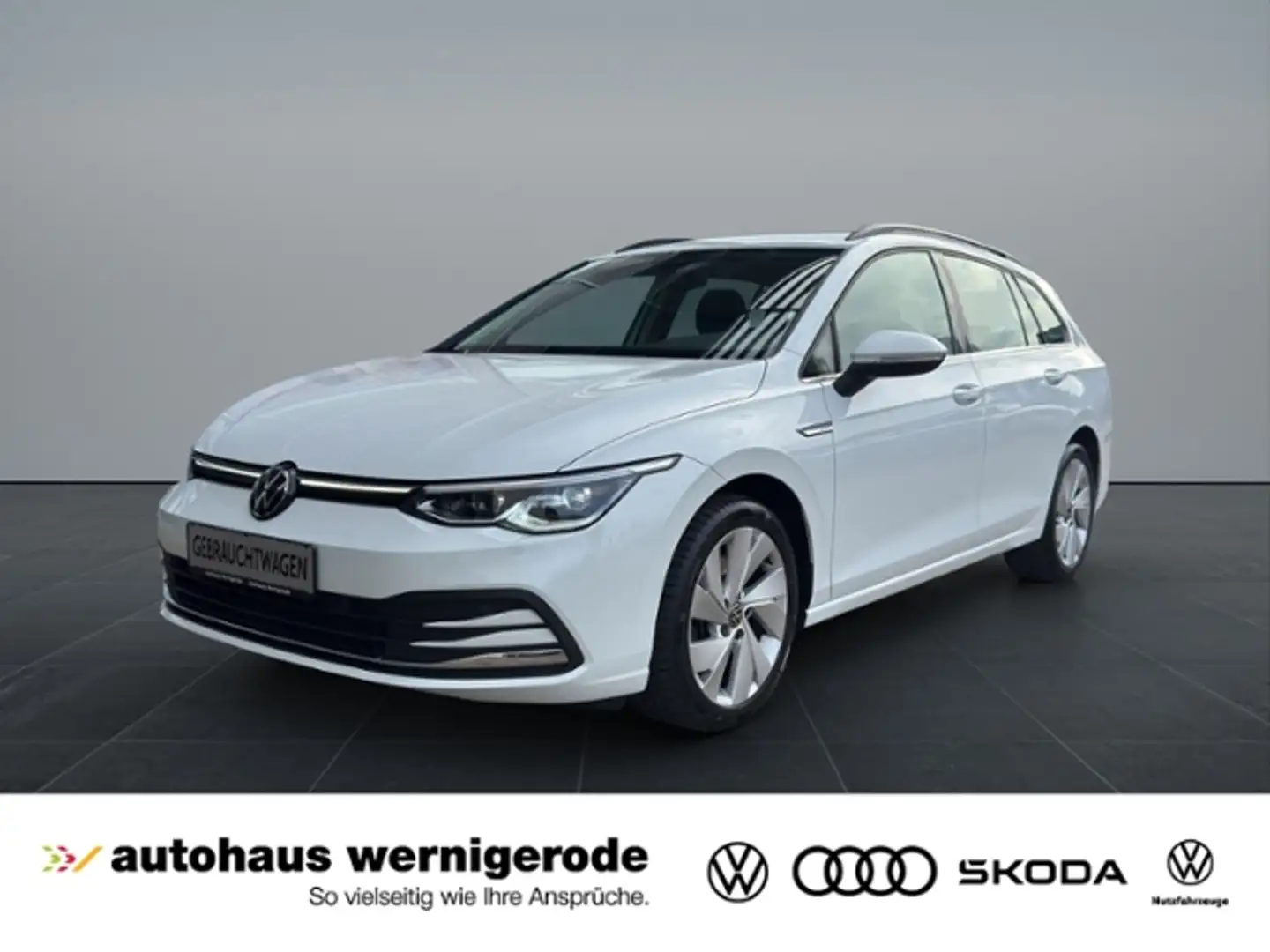 Volkswagen Golf Variant VIII Variant 2.0TDI Style LED+/Navi/ACC/App Weiß - 1