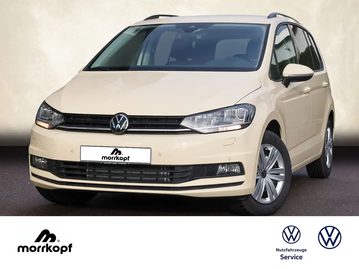 Volkswagen Touran 2.0TDI +TAXI+7-SITZER+4SEASON+3,99 Navi Beige - 2
