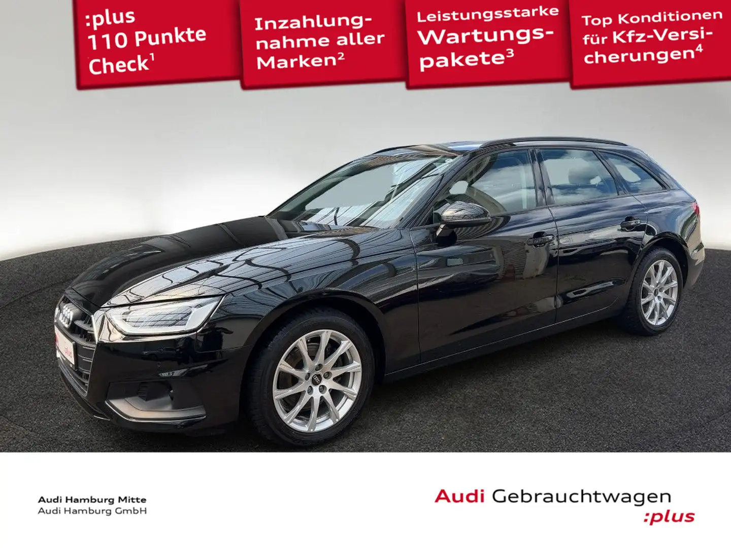 Audi A4 35 TDI S tronic AHK Kamera Navi Schwarz - 1