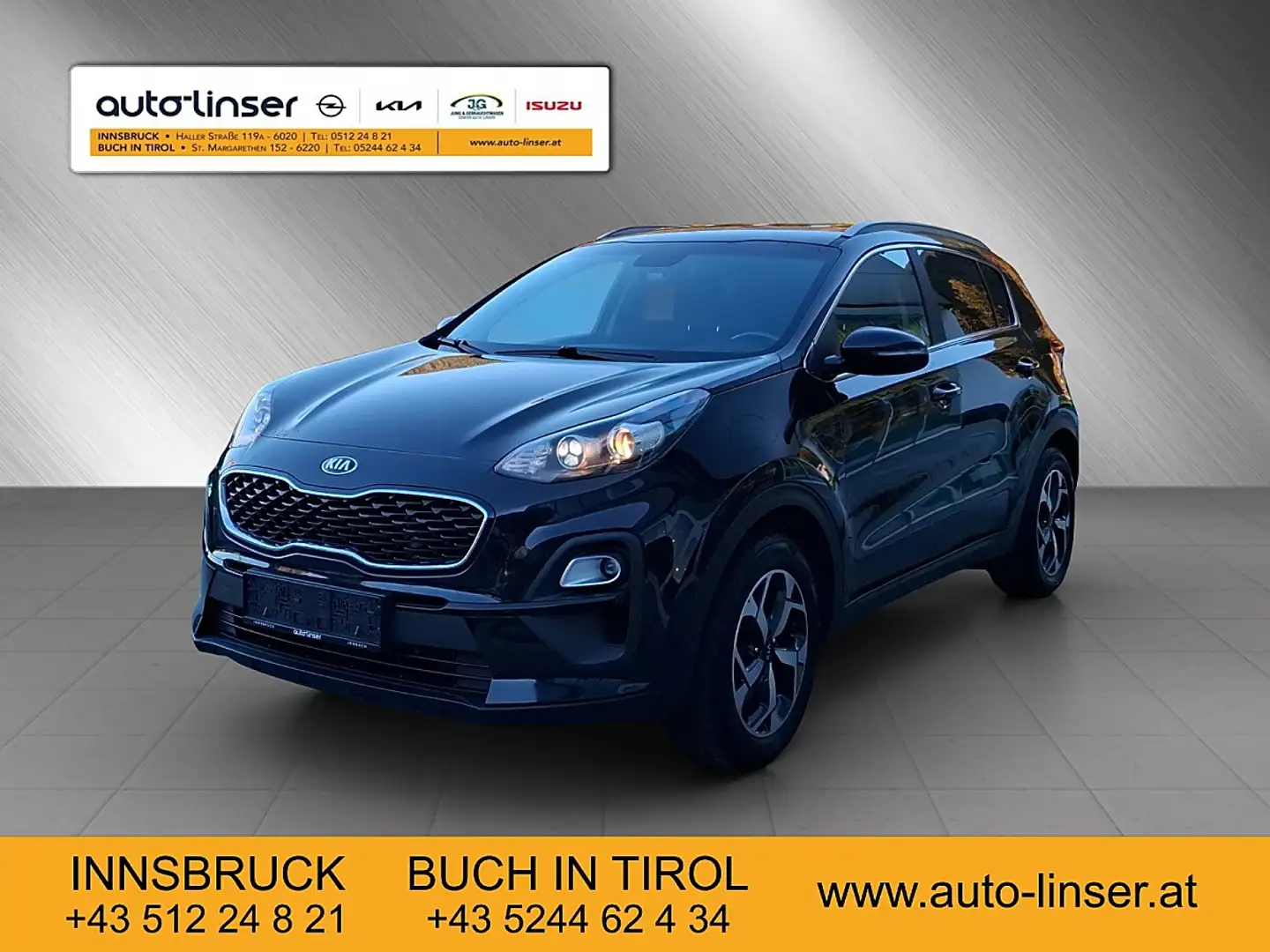 Kia Sportage 1,6 CRDI SCR Silber DCT Aut. Schwarz - 1