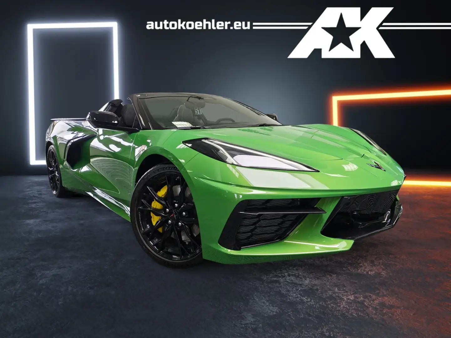 Corvette C8 Cabrio 3LT 2026 Vollausstattung!!!! 360° Verde - 1