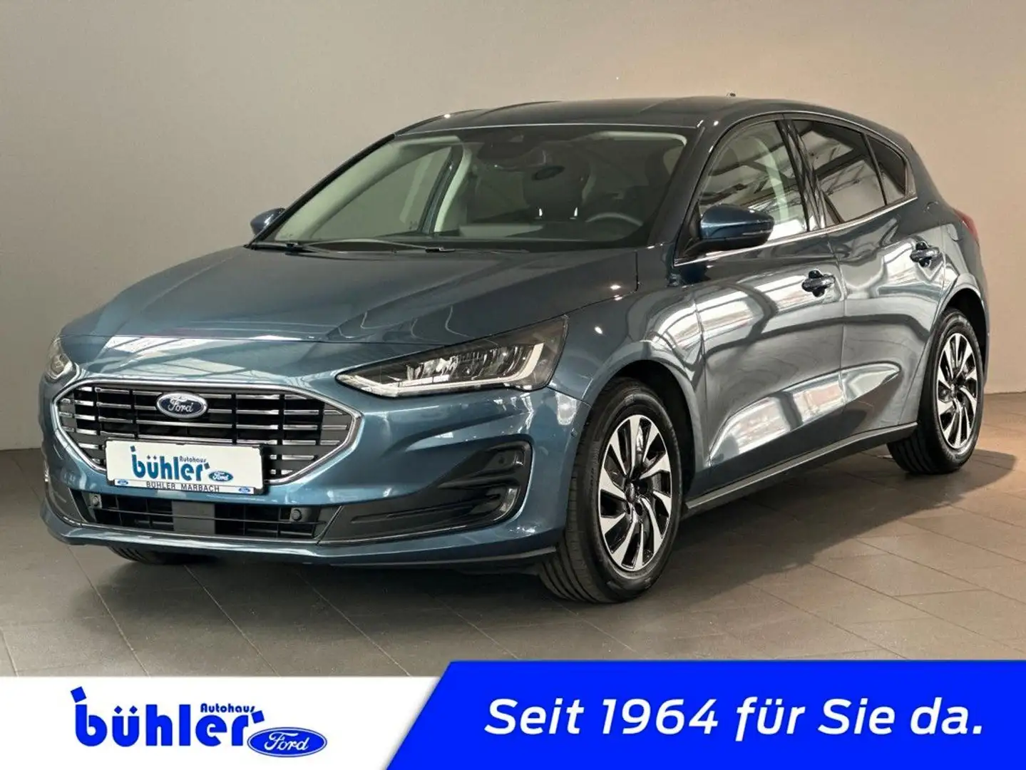 Ford Focus Lim. Titanium X #HYBRID #CAM #VOLL-LEDER Blau - 1
