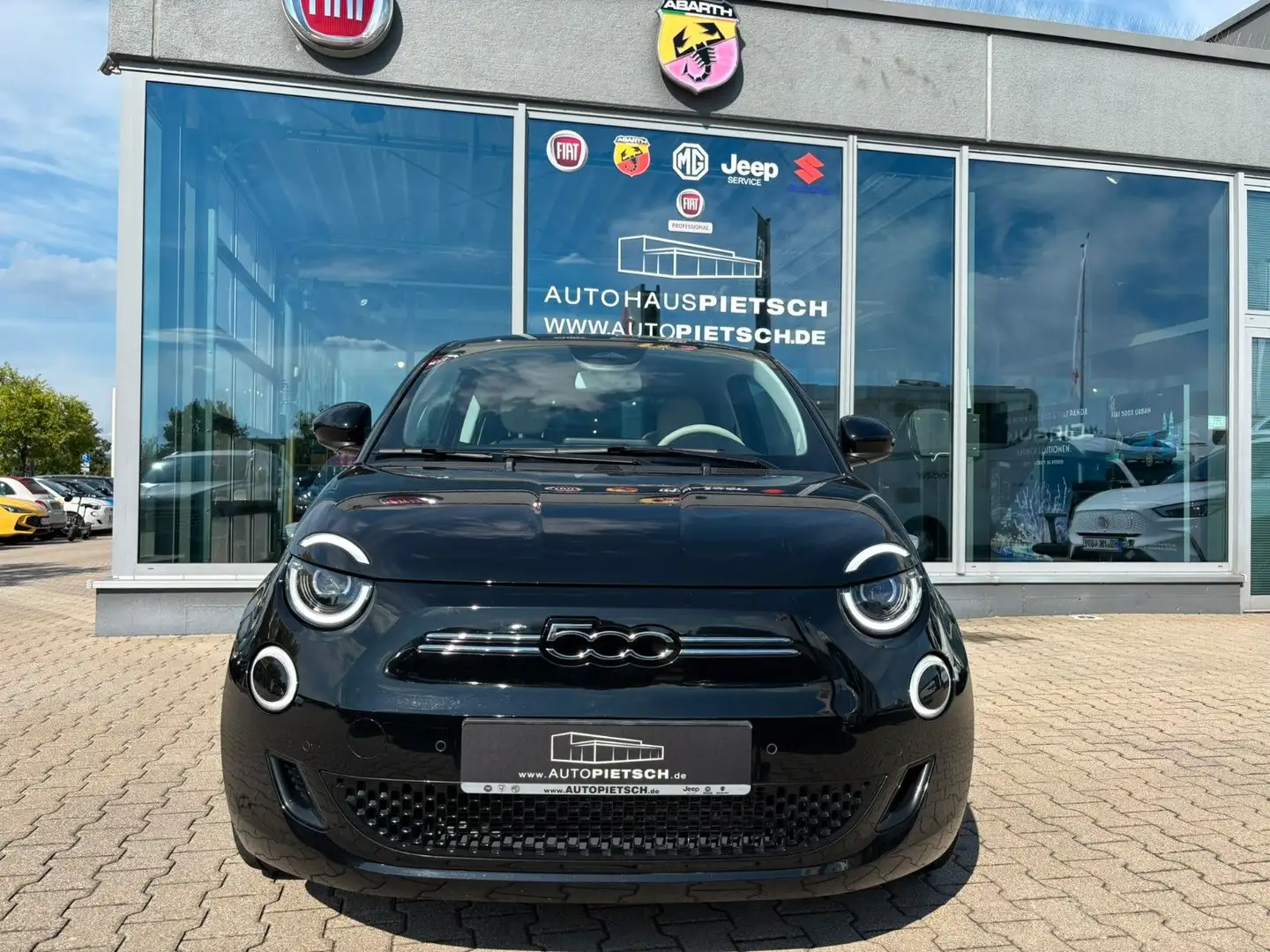 Fiat 500e 500 e 3+1 La Prima Чорний - 2