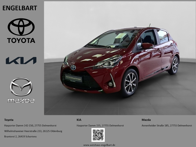 Toyota Yaris 1.5 Hybrid Team D AHK Allwetterreifen
