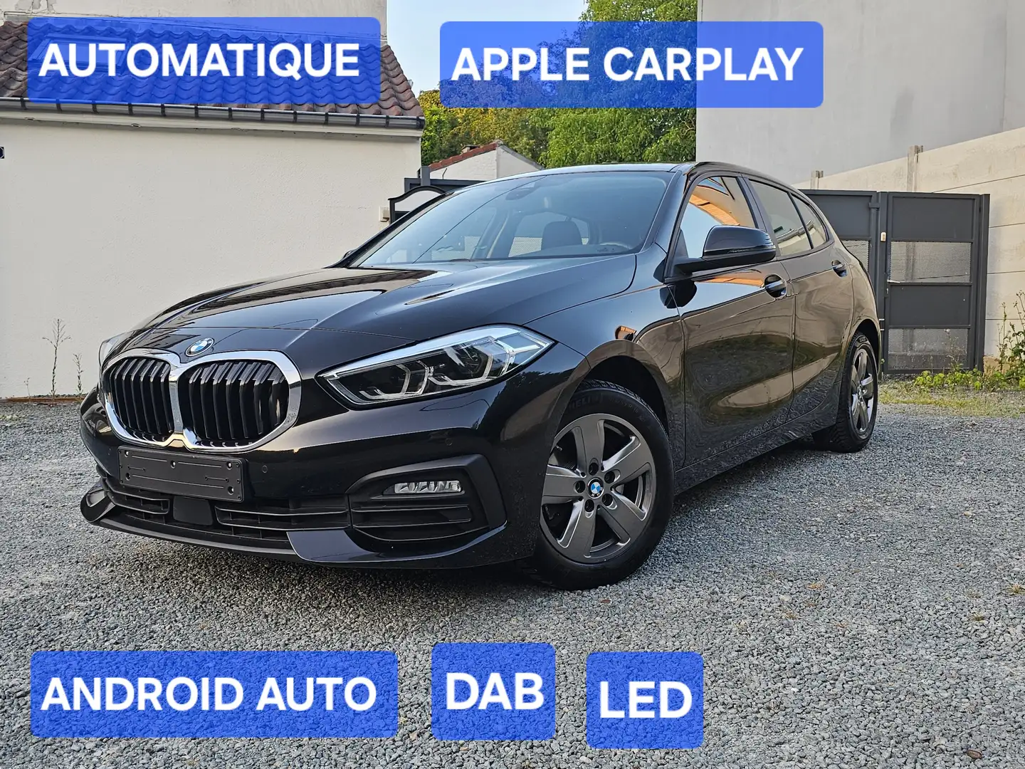 BMW 116 dA *ANDROID AUTO* AppleCARPLAY* DAB*NAVIGATION*LED Noir - 1
