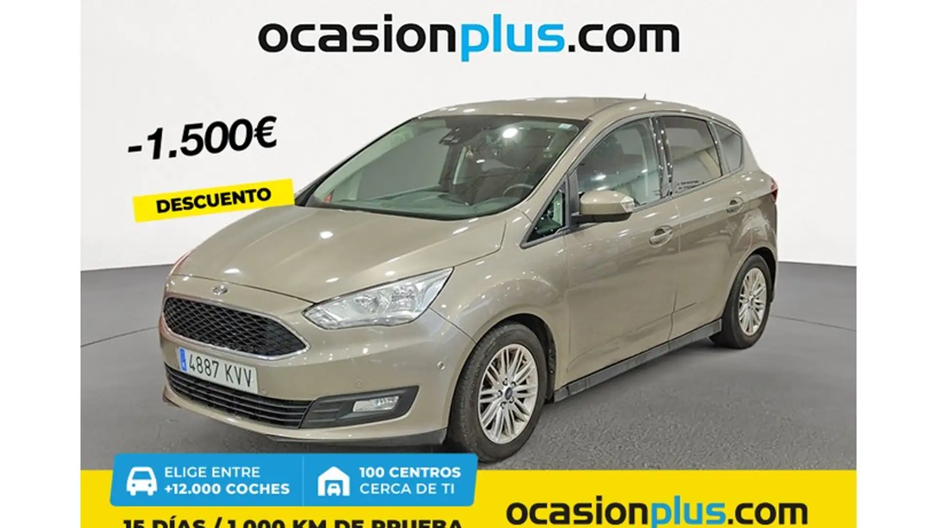 Ford C-Max 1.0 Ecoboost Auto-S&S Titanium 125 Beige - 1