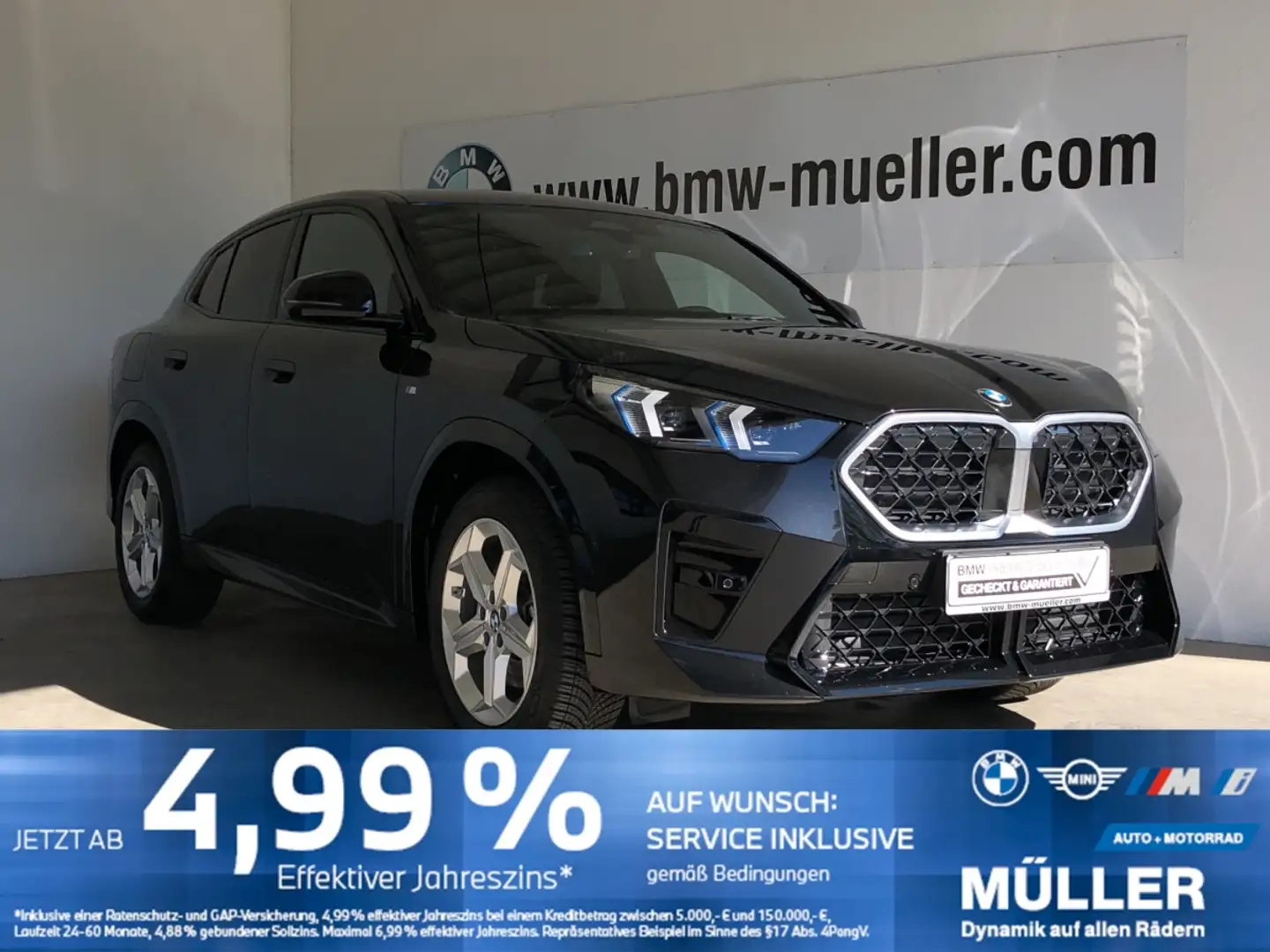 BMW X2 sDrive20i SAG M Sport AHK/LED+/ACC/CAM/hk AHK/LED+ Nero - 1