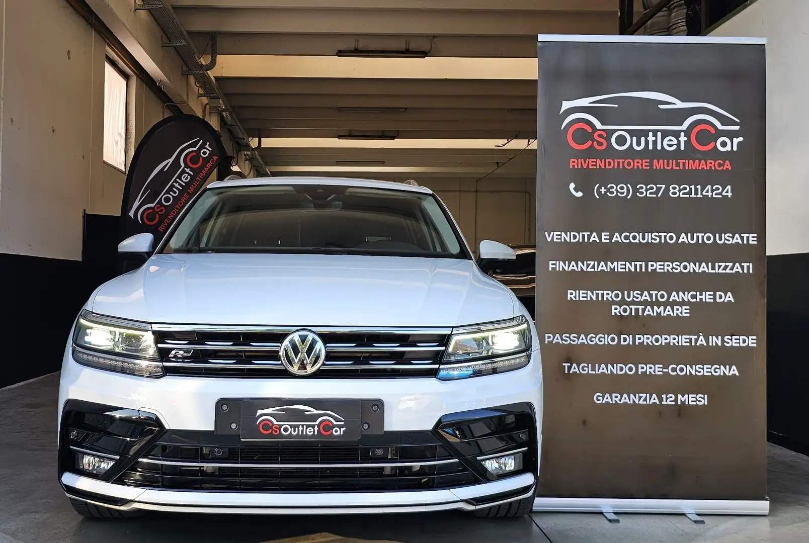 Volkswagen Tiguan Tiguan 2.0 BiTdi Advanced R-Line 4motion 240cv Dsg Blanc - 1