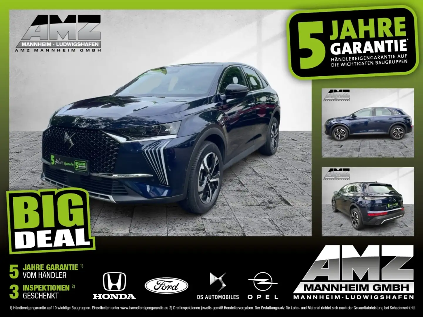 DS Automobiles DS 7 7 1.5 BlueHDi 130 FAP S&S Bastille + FLA SpurH Albastru - 1