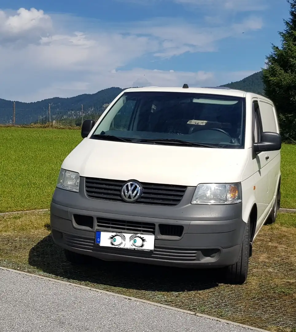 Volkswagen T5 Wohnmobilausbau Weiß - 1