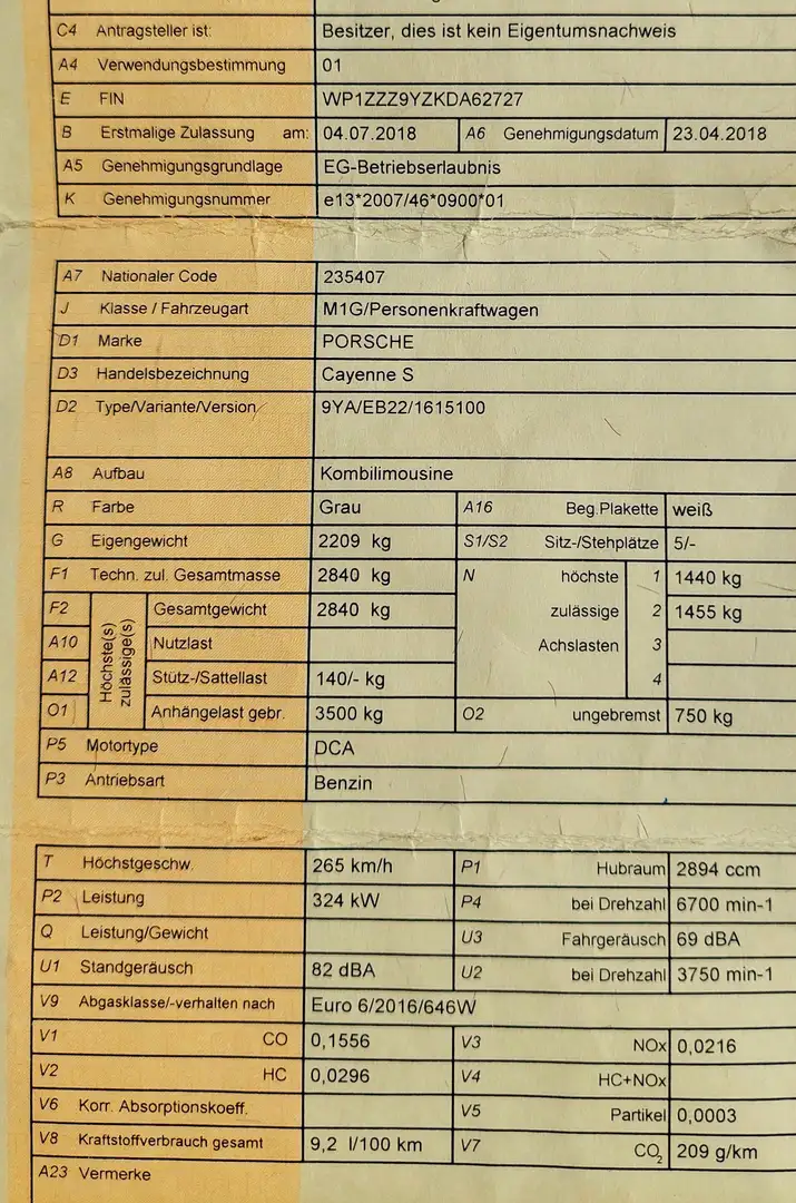 Porsche Cayenne Cayenne S III Aut. Silber - 2