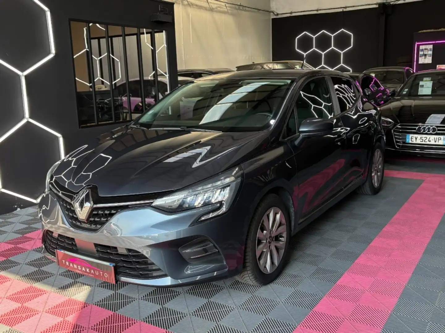 Renault Clio V Zen 100 ch TCe 1ere main ~ Full Suivi ~ Radar AR ~ Apple Carplay Gris - 2