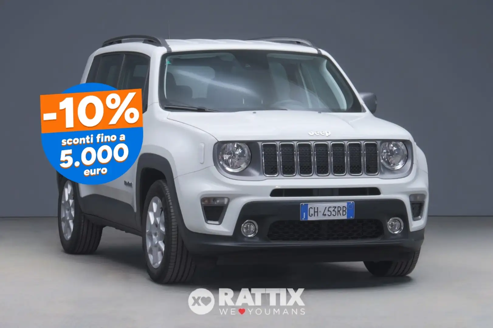 Jeep Renegade 1.3 T4 150CV Limited DDCT Blanc - 1