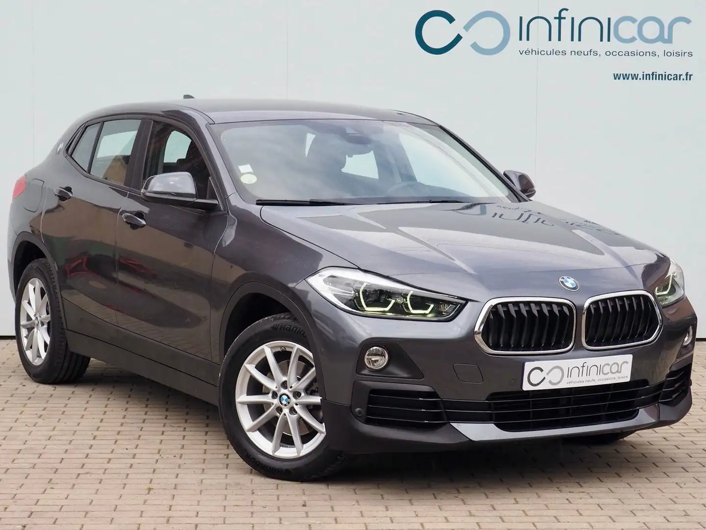 BMW X2 X2 sDrive 18d 150 ch BVA8 Lounge + Options Gris - 1