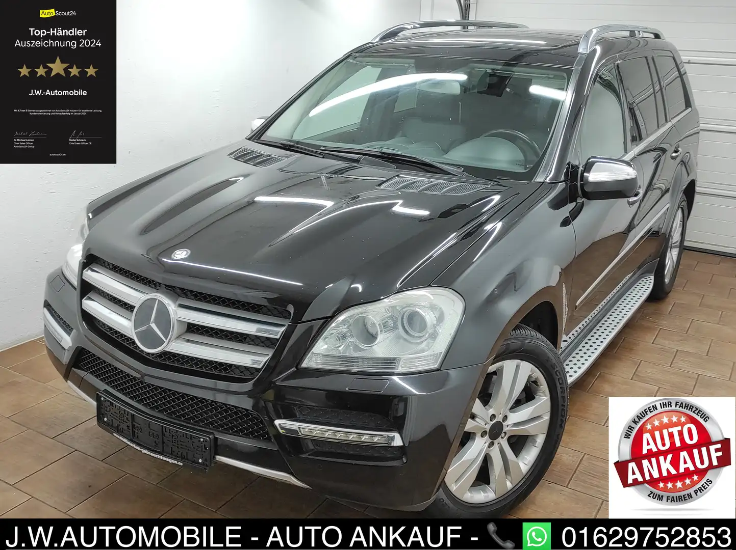 Mercedes-Benz GL 450 CDI 4Matic AHK KLIMAA STANDHZG LEDER NAVI 7-SITZER Schwarz - 1