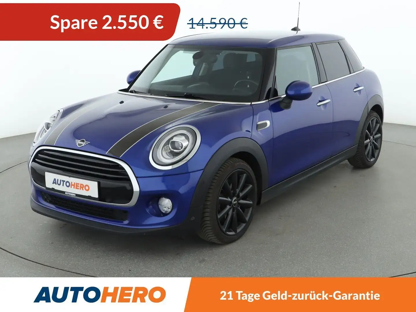 MINI Cooper D Cooper D*NAVI*TEMPO*CAM*PDC*SHZ*ALU* Blau - 1