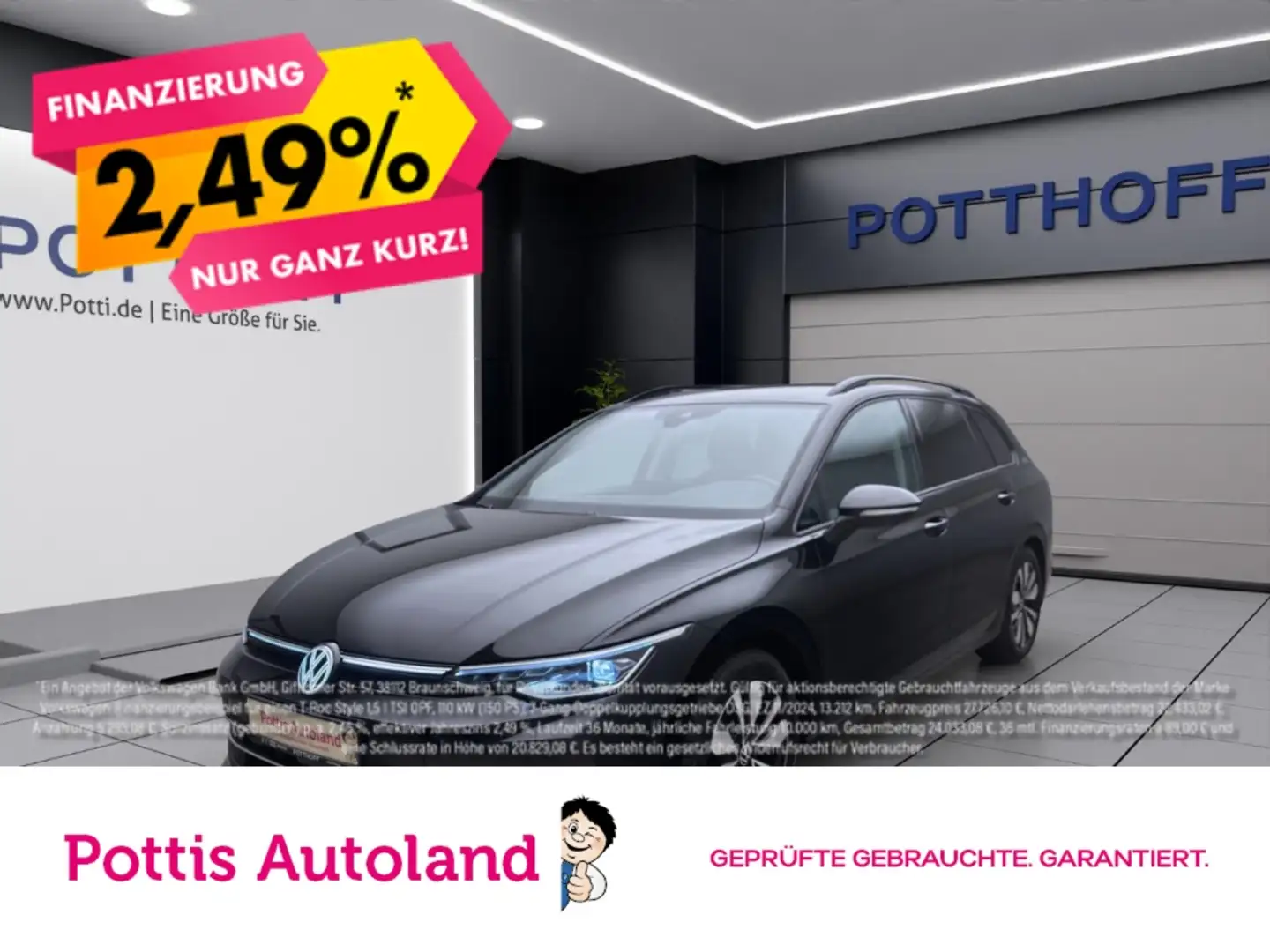 Volkswagen Golf Variant 2.0 TDI DSG GOAL NAVI AHK KAMERA PDC Schwarz - 1