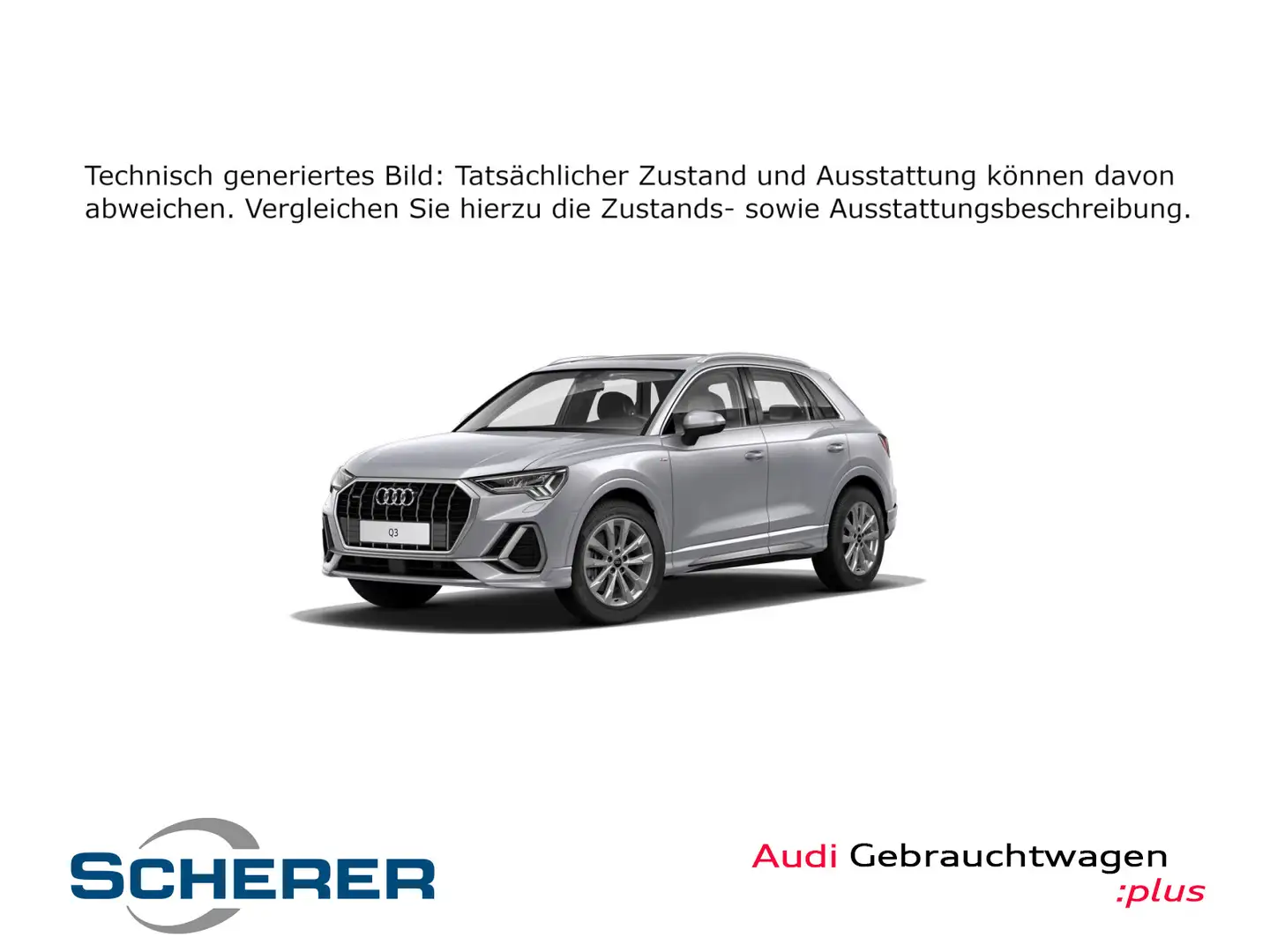 Audi Q3 45 TFSI quattro S tronic S LINE B&O PANO Grün - 1