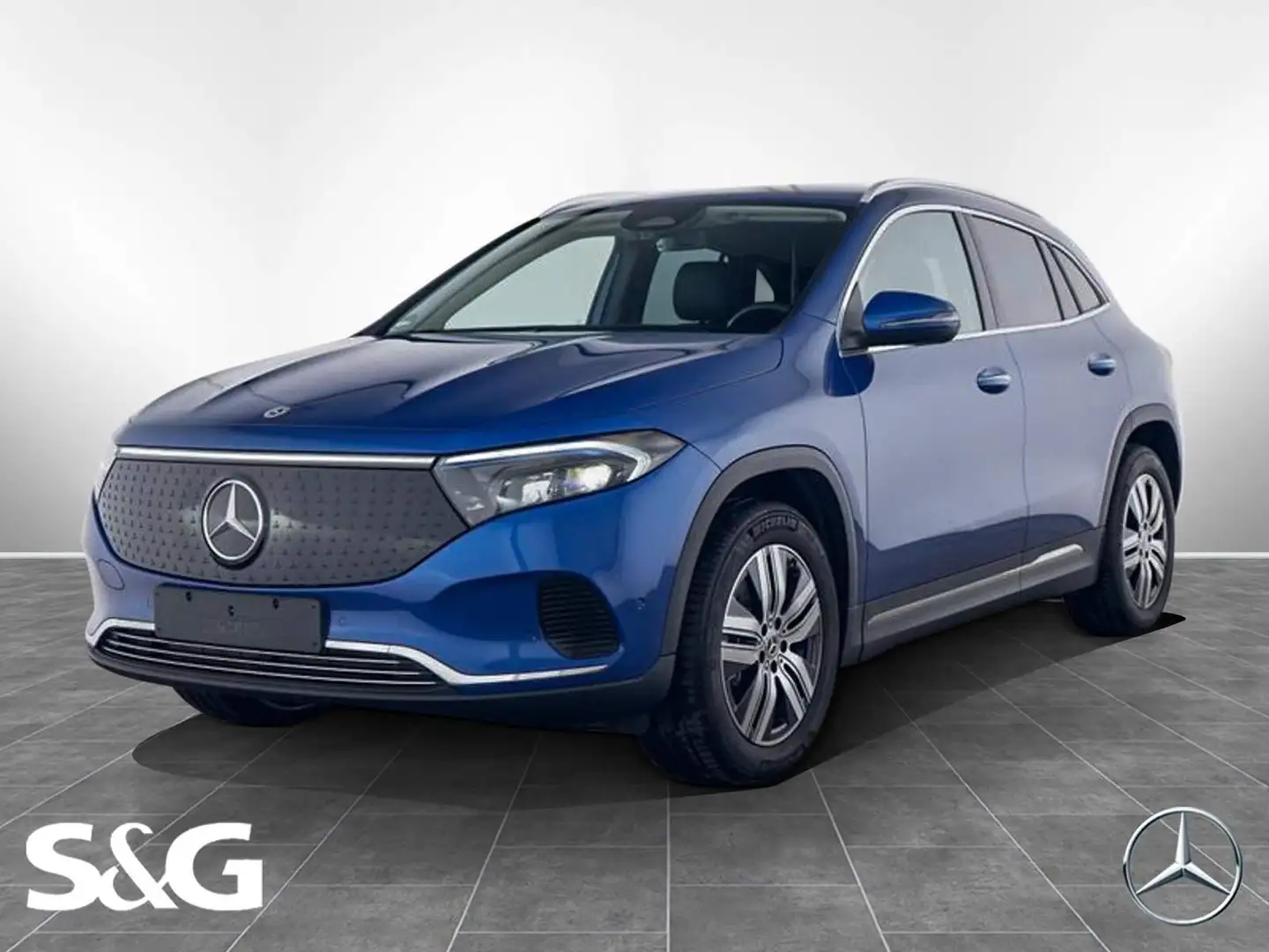 Mercedes-Benz EQA 300 4M MBUX+RüKam+LED+Distro+Totwink Azul - 1