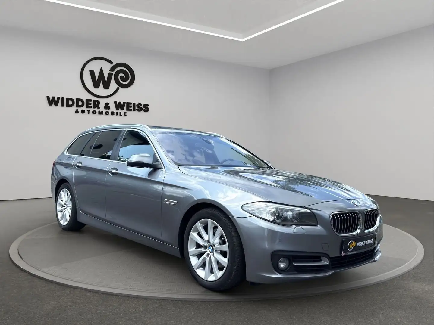 BMW 520 D AUTOMATIK/PANO/LEDER/NAVI/KAMERA/H&K/S-HEFT Gris - 2
