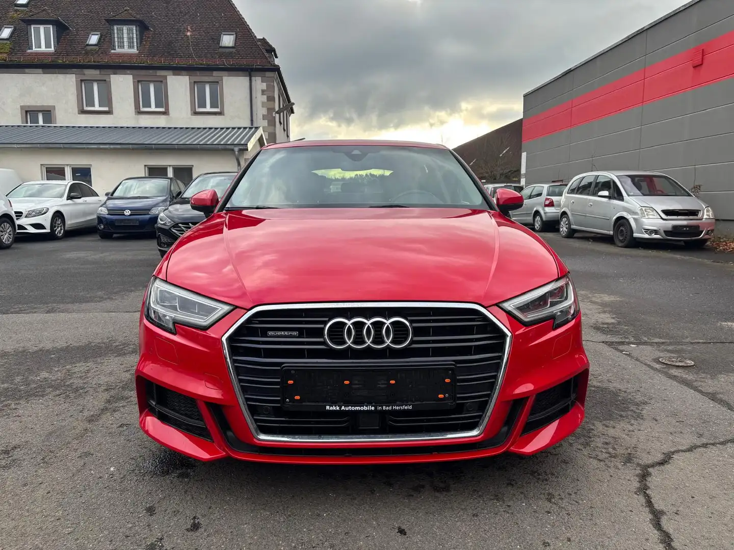Audi A3 2.0 TFSI quattro S line-NAV-XENON-MAGNETIC- Rot - 2